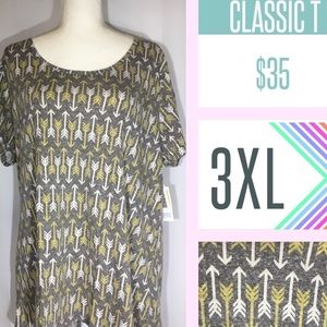 Lularoe arrow t shirt NWT